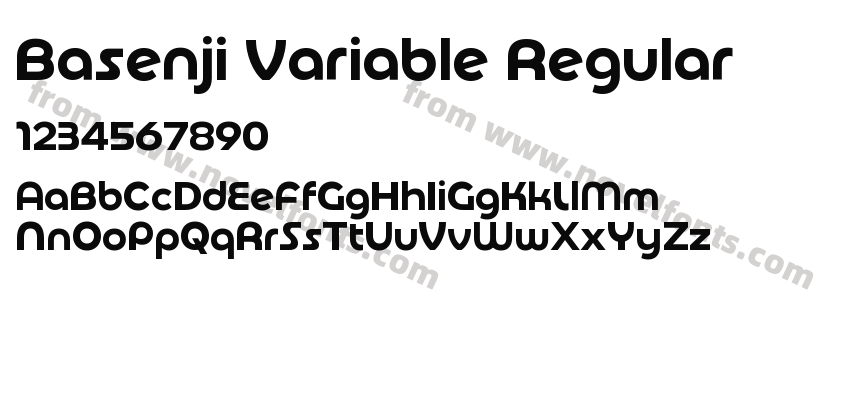 Basenji Variable RegularPreview