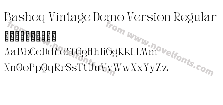 Basheq Vintage Demo Version RegularPreview
