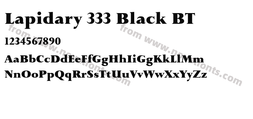 Lapidary 333 Black BTPreview