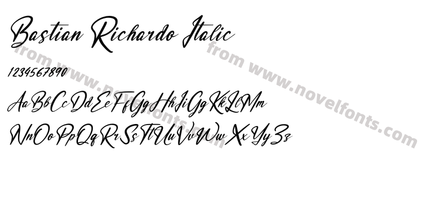 Bastian Richardo ItalicPreview