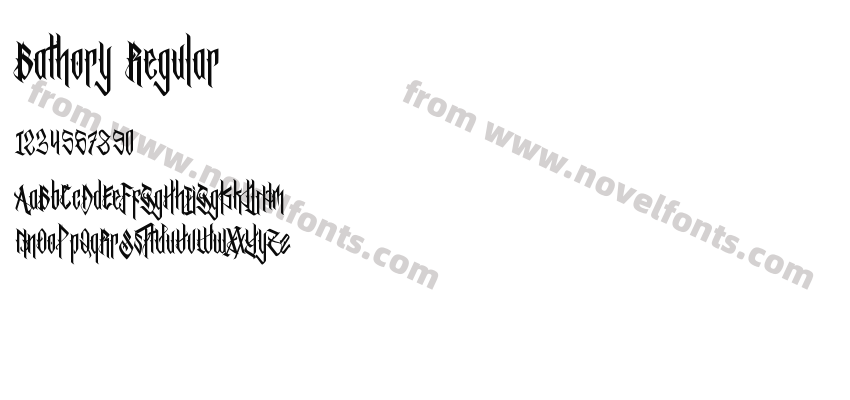 Bathory RegularPreview