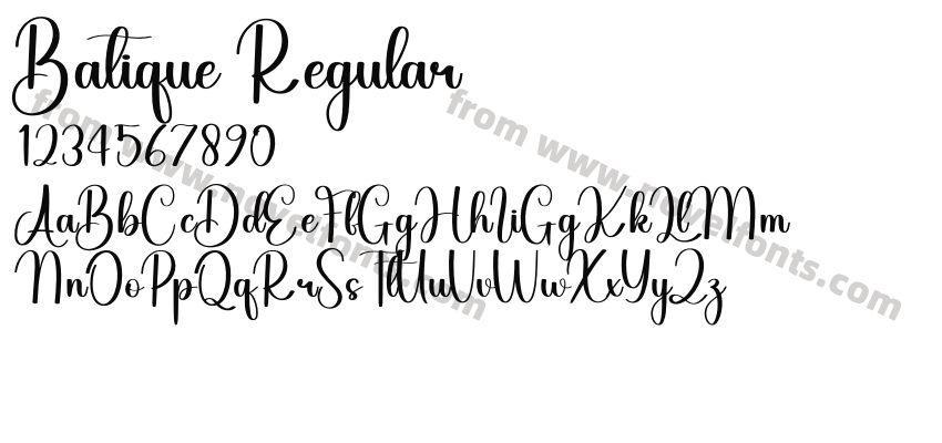 Batique RegularPreview