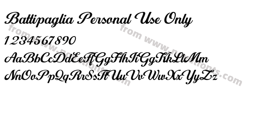 Battipaglia Personal Use OnlyPreview