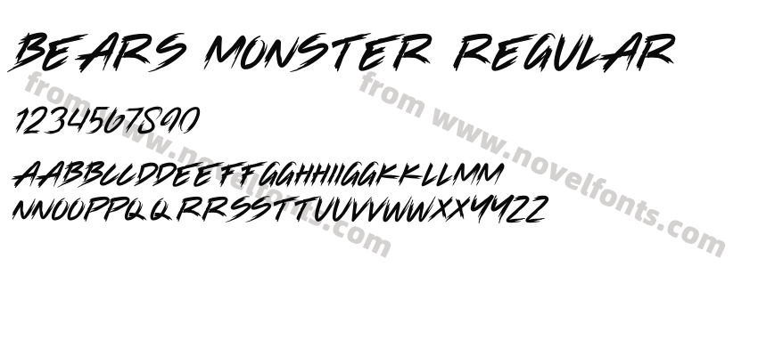 Bears Monster RegularPreview