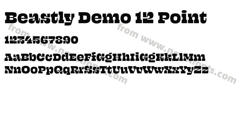 Beastly Demo 12 PointPreview