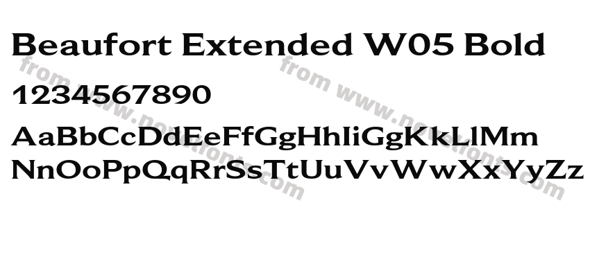 Beaufort Extended W05 BoldPreview