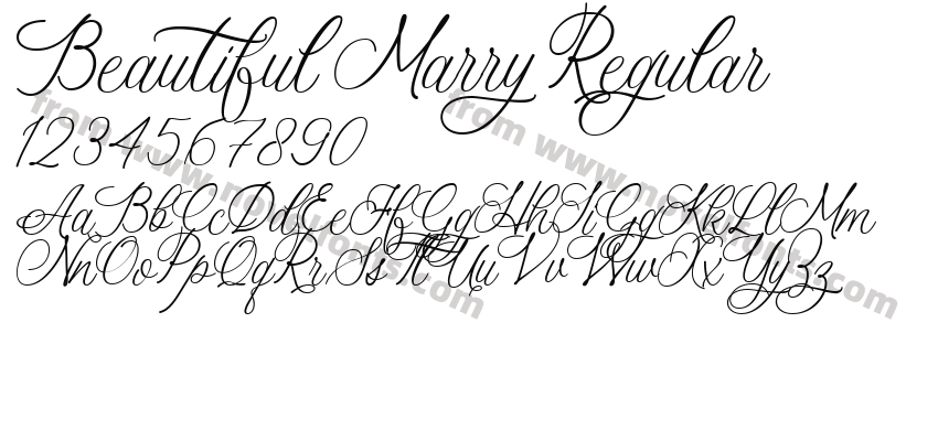 Beautiful Marry RegularPreview