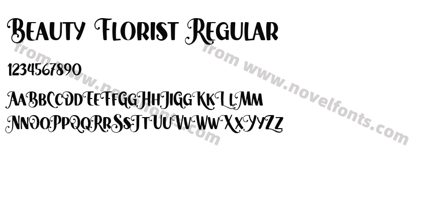 Beauty Florist RegularPreview