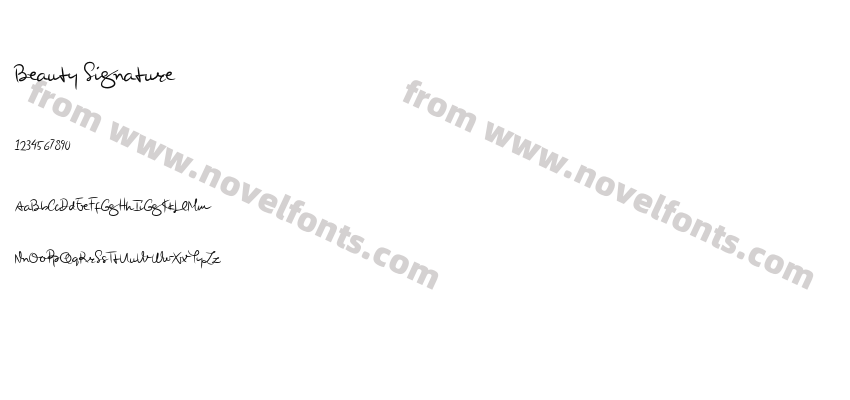 Beauty SignaturePreview