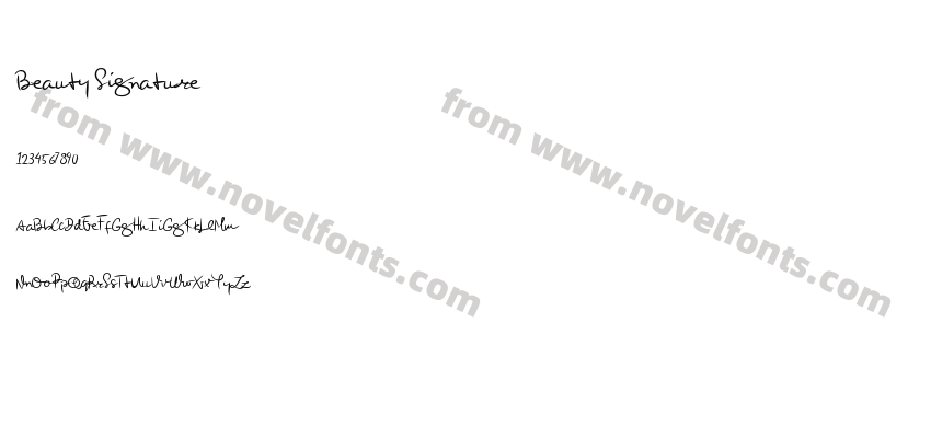 Beauty SignaturePreview