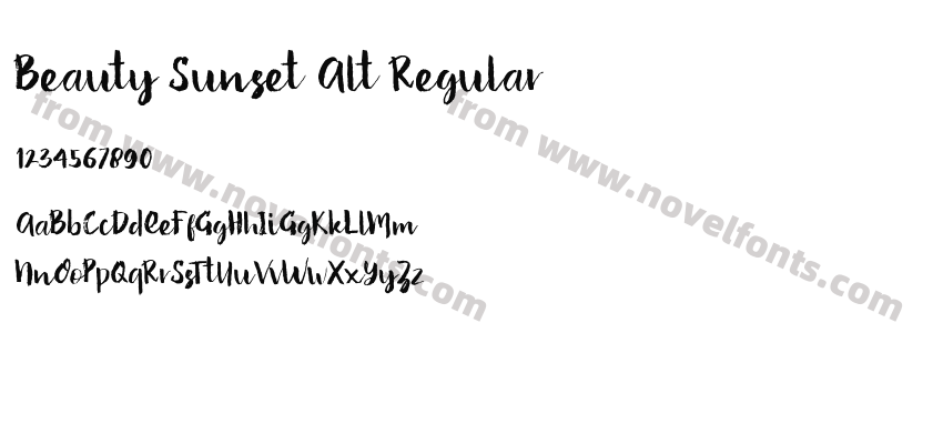 Beauty Sunset Alt RegularPreview