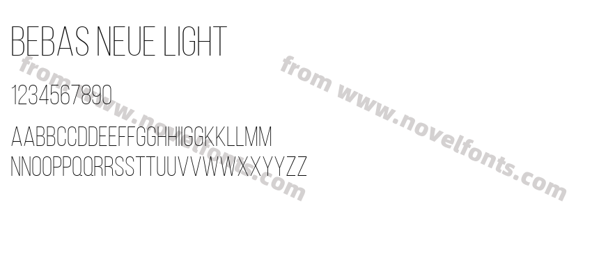 Bebas Neue LightPreview