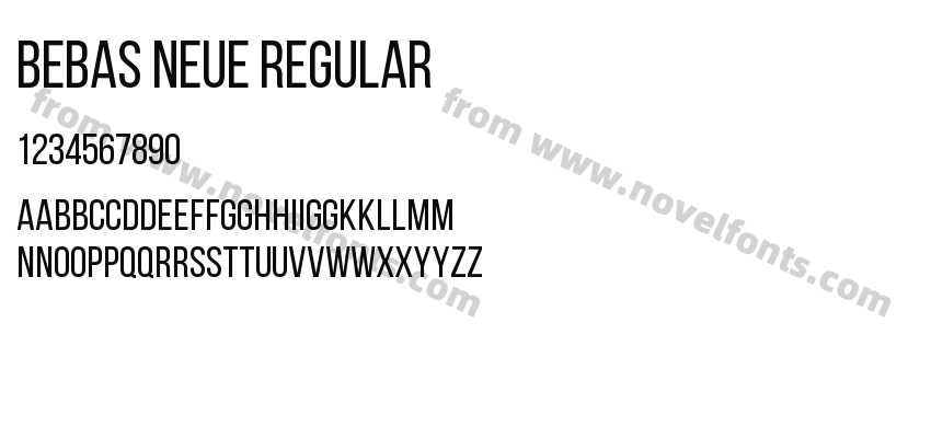 Bebas Neue RegularPreview