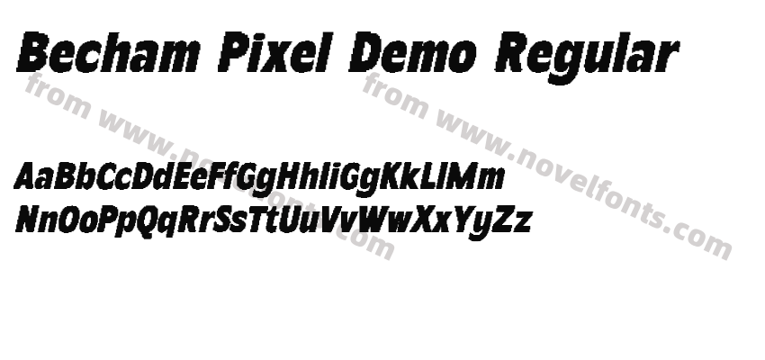Becham Pixel Demo RegularPreview