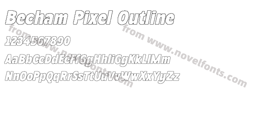 Becham Pixel OutlinePreview
