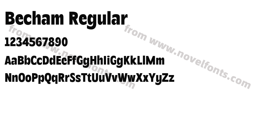 Becham RegularPreview