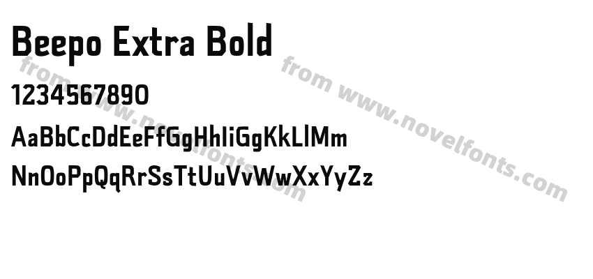 Beepo Extra BoldPreview