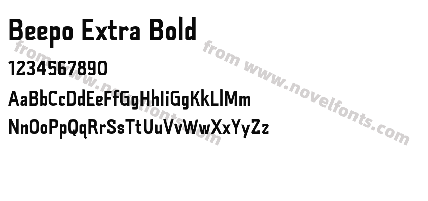 Beepo Extra BoldPreview