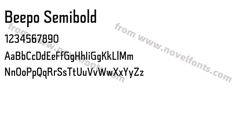 Beepo SemiboldPreview