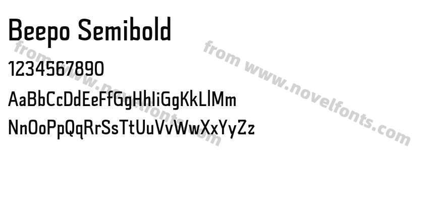 Beepo SemiboldPreview