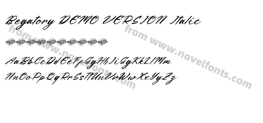 Begatory DEMO VERSION ItalicPreview