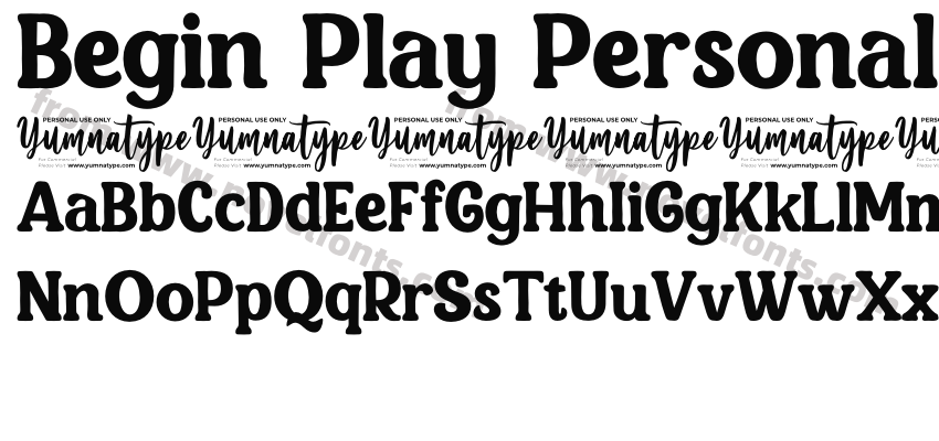 Begin Play Personal UsePreview