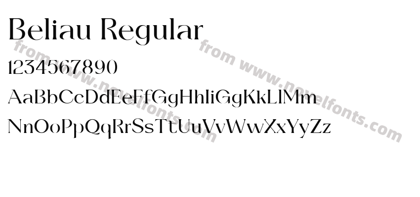 Beliau RegularPreview