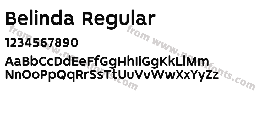 Belinda RegularPreview