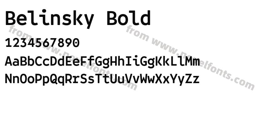 Belinsky BoldPreview