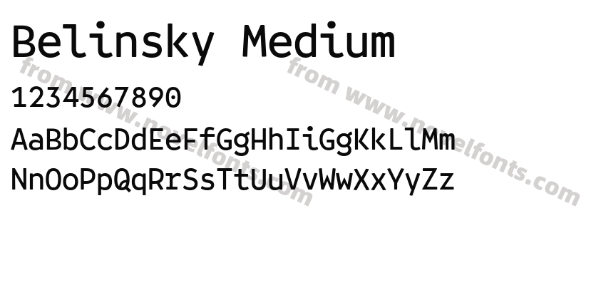 Belinsky MediumPreview