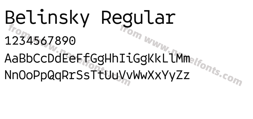 Belinsky RegularPreview