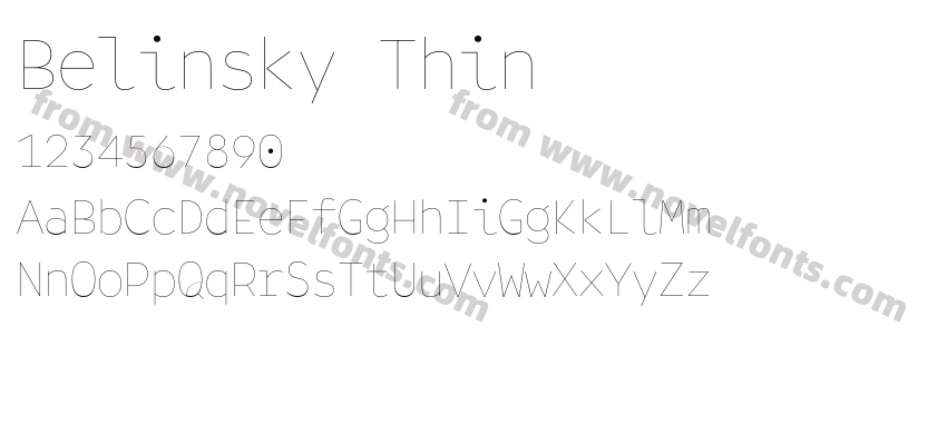 Belinsky ThinPreview