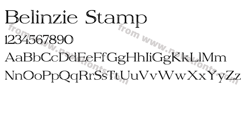 Belinzie StampPreview