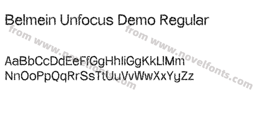 Belmein Unfocus Demo RegularPreview