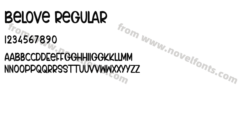 Belove RegularPreview