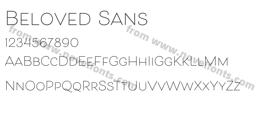 Beloved SansPreview