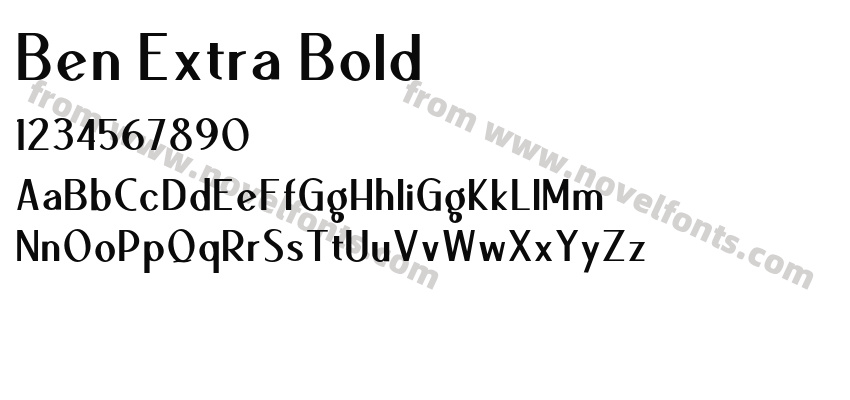 Ben Extra BoldPreview