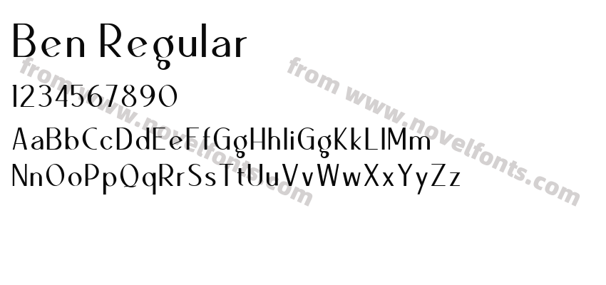 Ben RegularPreview