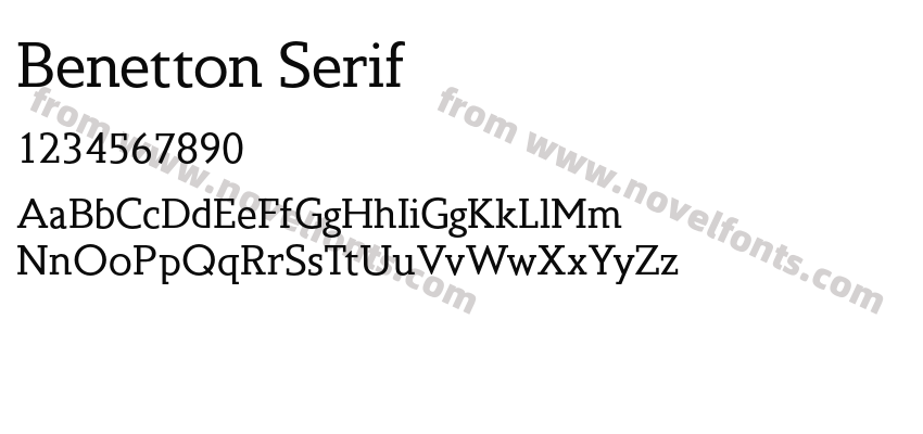 Benetton SerifPreview