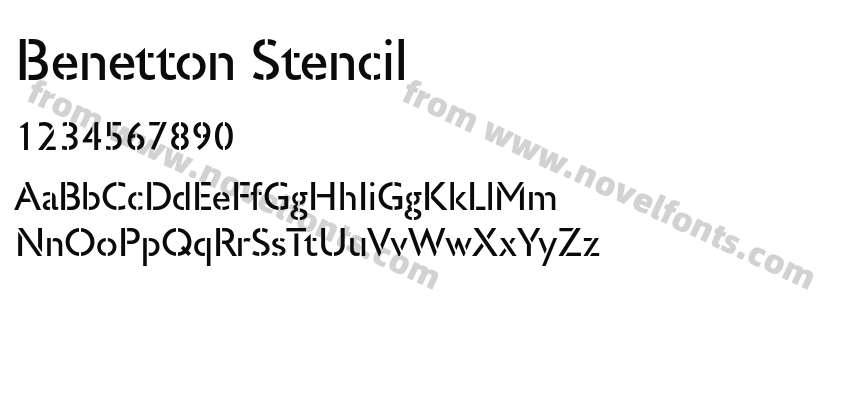 Benetton StencilPreview