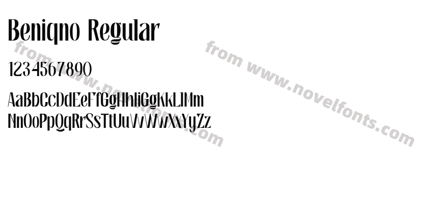 Beniqno RegularPreview