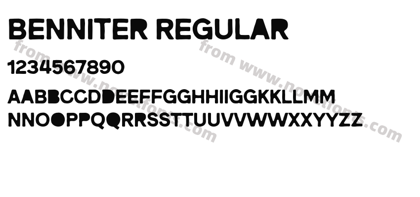 Benniter RegularPreview