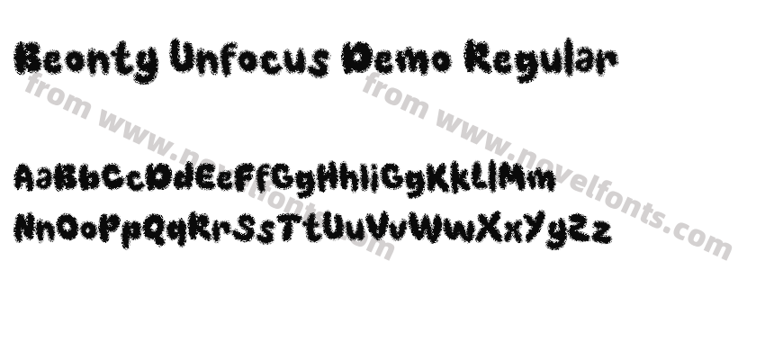 Beonty Unfocus Demo RegularPreview