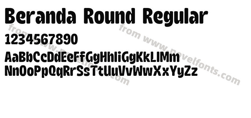 Beranda Round RegularPreview