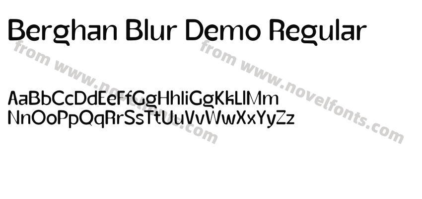 Berghan Blur Demo RegularPreview
