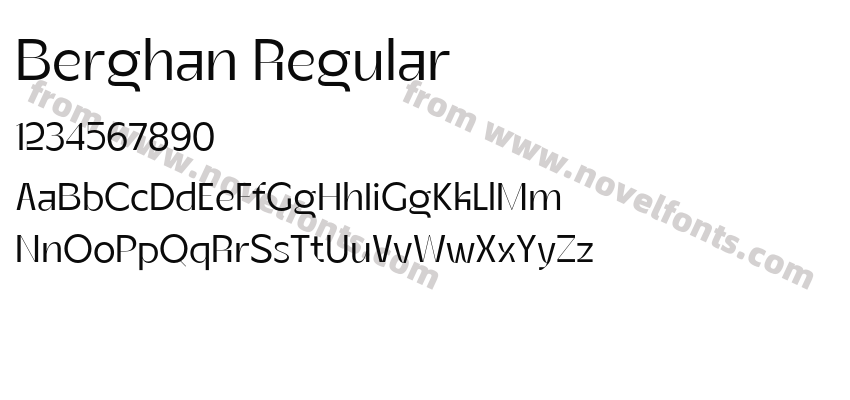 Berghan RegularPreview