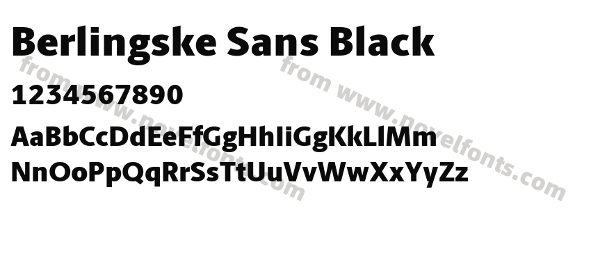 Berlingske Sans BlackPreview