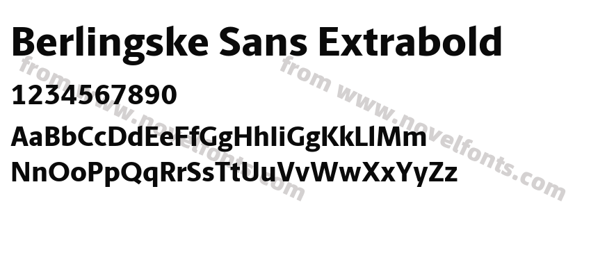 Berlingske Sans ExtraboldPreview