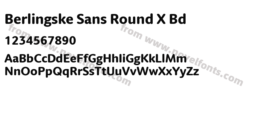 Berlingske Sans Round X BdPreview