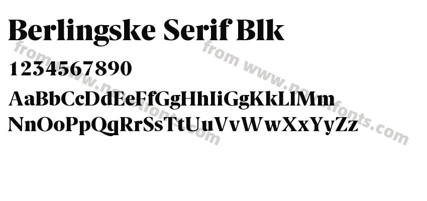 Berlingske Serif BlkPreview